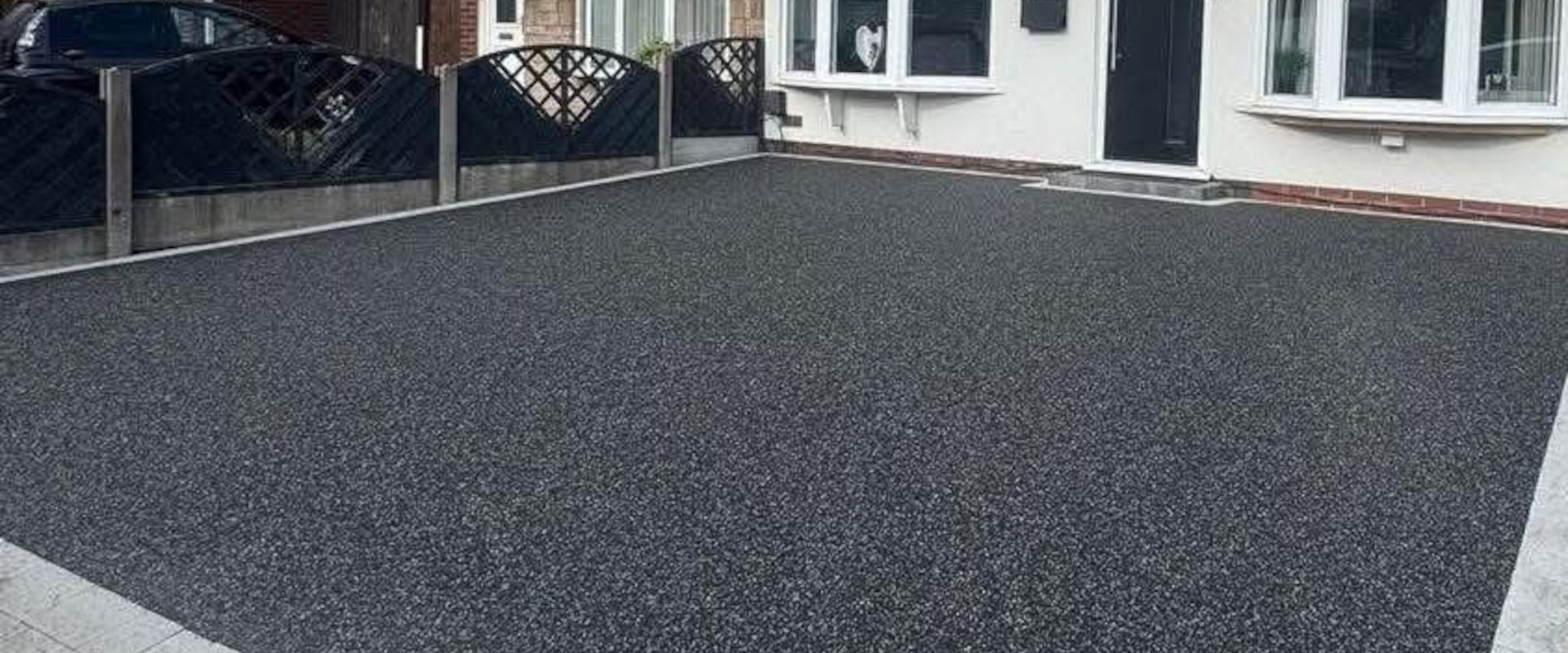 Resin bound driveway installed by North West Driveways